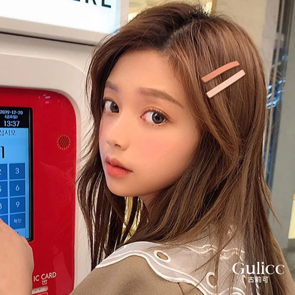 【Gulicc 古莉可】可愛側邊夾 莫蘭迪色一字夾(10入)(七夕情人節 生日 髮飾 頭飾 大腸圈 髮夾 禮物)