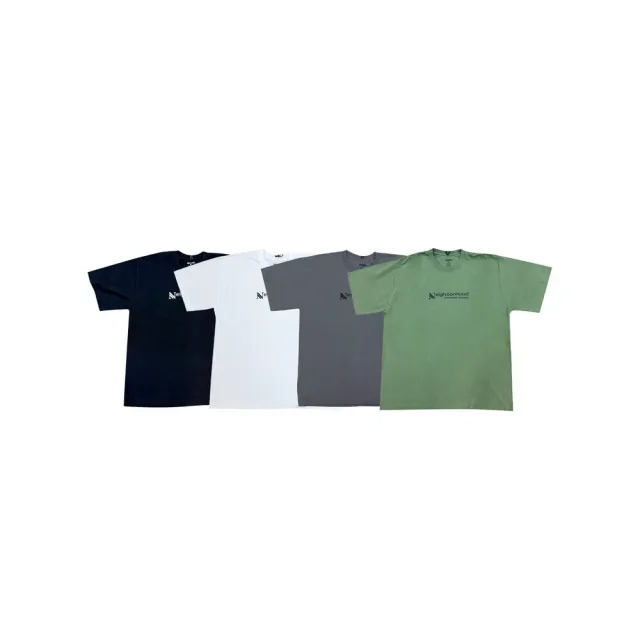 【NEIGHBORHOOD】Neighborhood Nh. Tee SS - 3 黑/灰/軍綠/白 短Tee 252PCNH-ST03