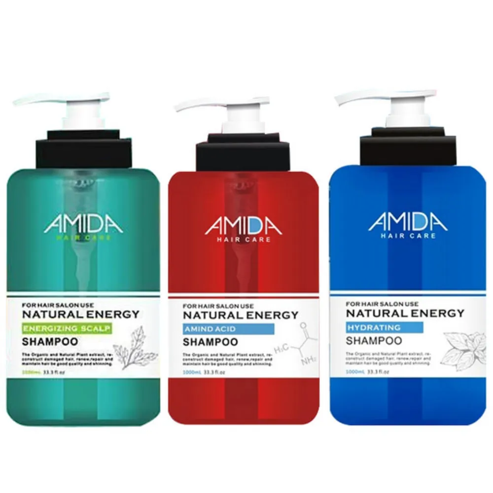 【Amida 蜜拉】頭皮深層清潔洗髮精任選1000ml*4件組(修護/保濕)