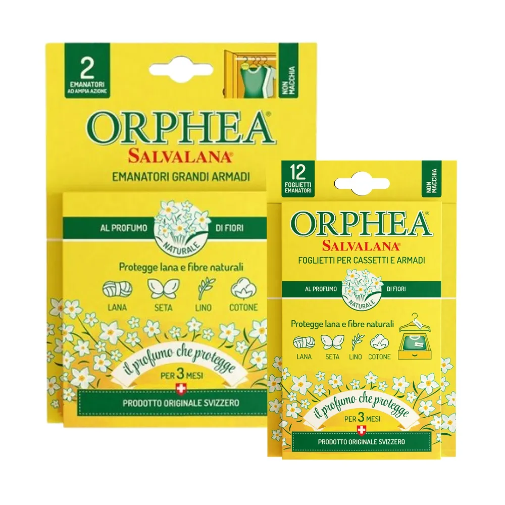 【ORPHEA 歐菲雅】書籤式衣物掛片+掛耳式衣物吊片(可取代樟腦丸、增添衣物香味)