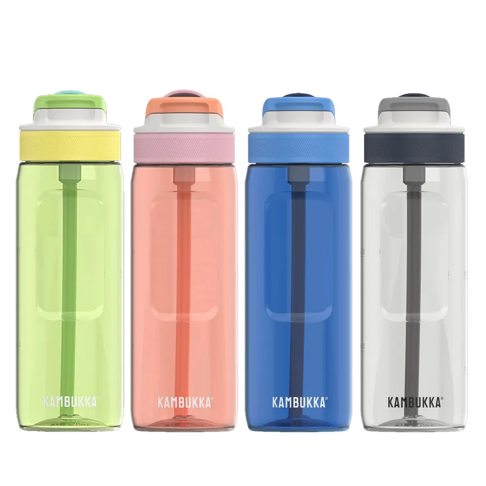 【KAMBUKKA 卡沛卡】Lagoon 趣吸瓶 Tritan 750ml/多色任選(吸管杯/運動水壺/運動水瓶/兒童水壺)