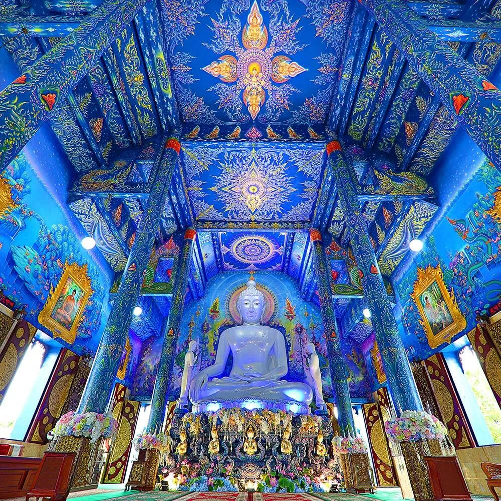 【喜鴻假期】★清邁旅遊．超值雙城５日★金三角遊船、藍廟白廟、天使瀑布仙境、蘭納古城