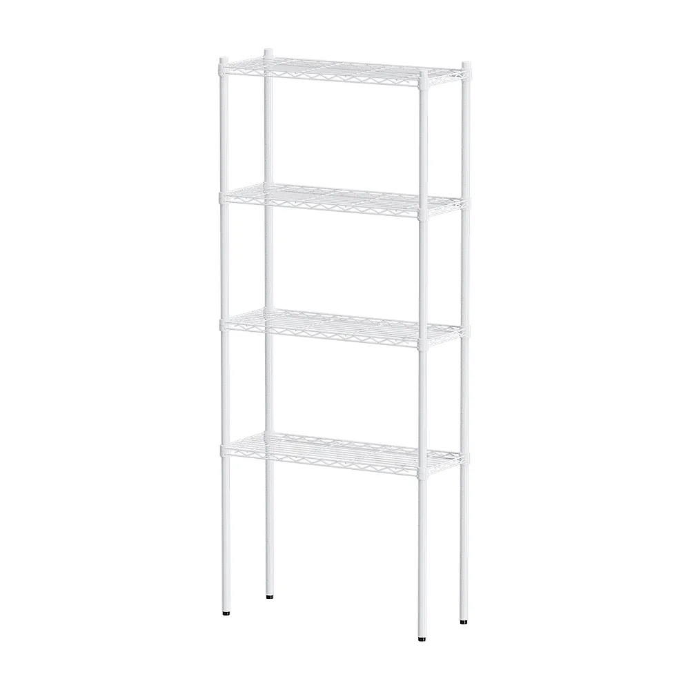 【dayneeds 日需百備】輕型 76x30x180公分烤漆四層架(鐵力士架/收納層架/鞋架/展示架/層架/鐵架)