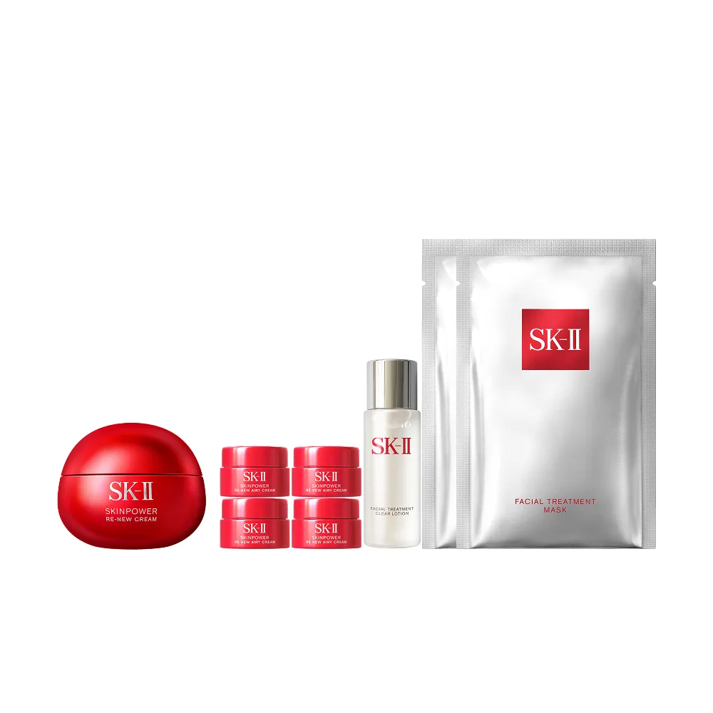 【SK-II】官方直營 肌源賦能煥顏活膚霜 50g(經典or輕盈任選/乳霜/臉部保養/澎彈/緊緻/大紅球)