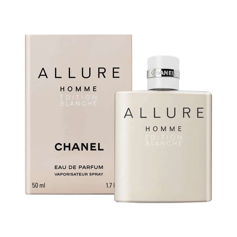 【CHANEL 香奈兒】白色時尚男性香水 50ml