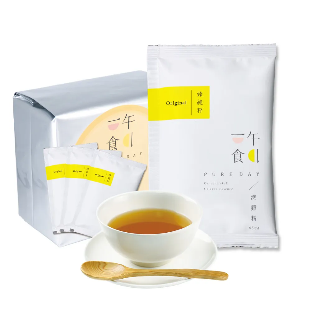 【一午一食】臻純粹滴雞精30入+贈3包不挑款(環保包裝65ml/包)