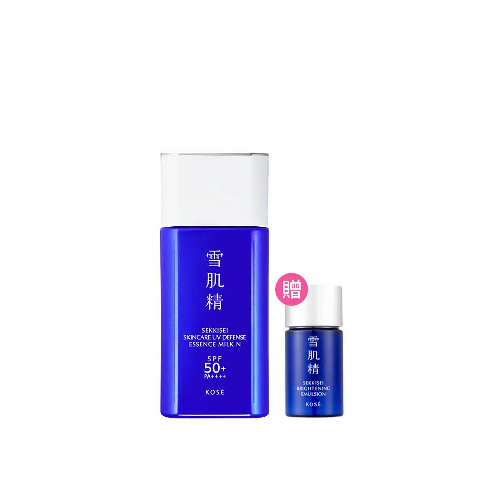 【KOSE 高絲】雪肌精 輕水感全效防曬乳組60g+薏透露14mL (大谷翔平防曬)