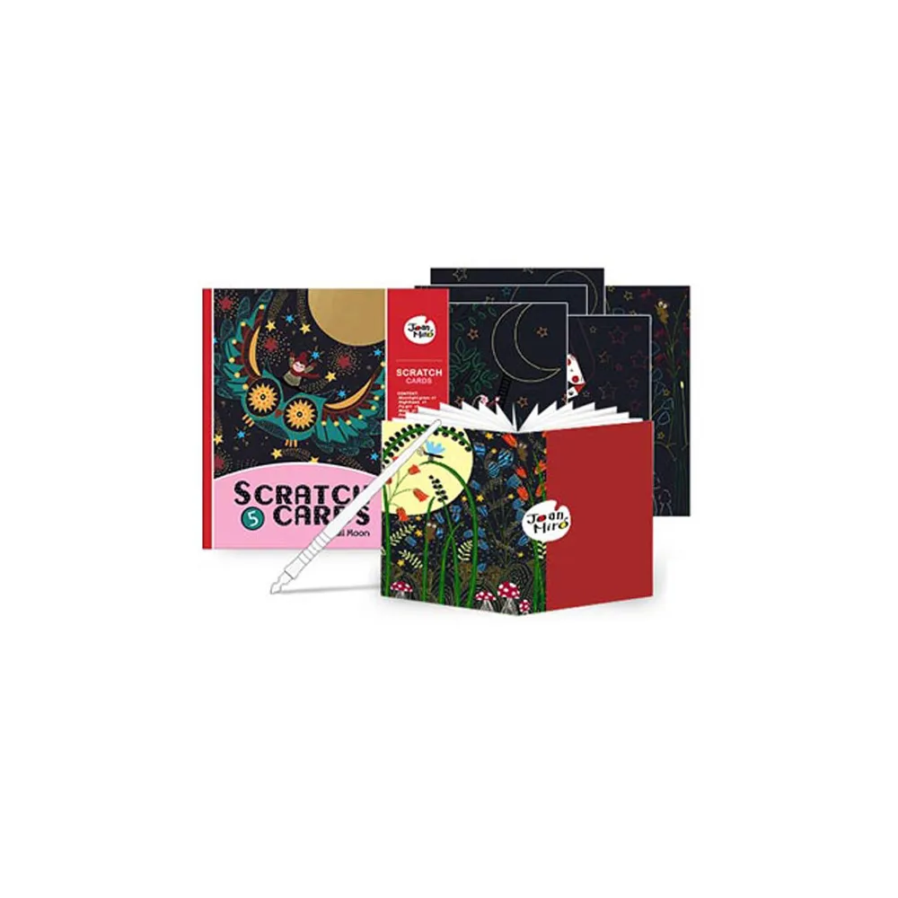 【JOANMIRO】童話故事刮畫紙-星月夜(附刮畫筆)