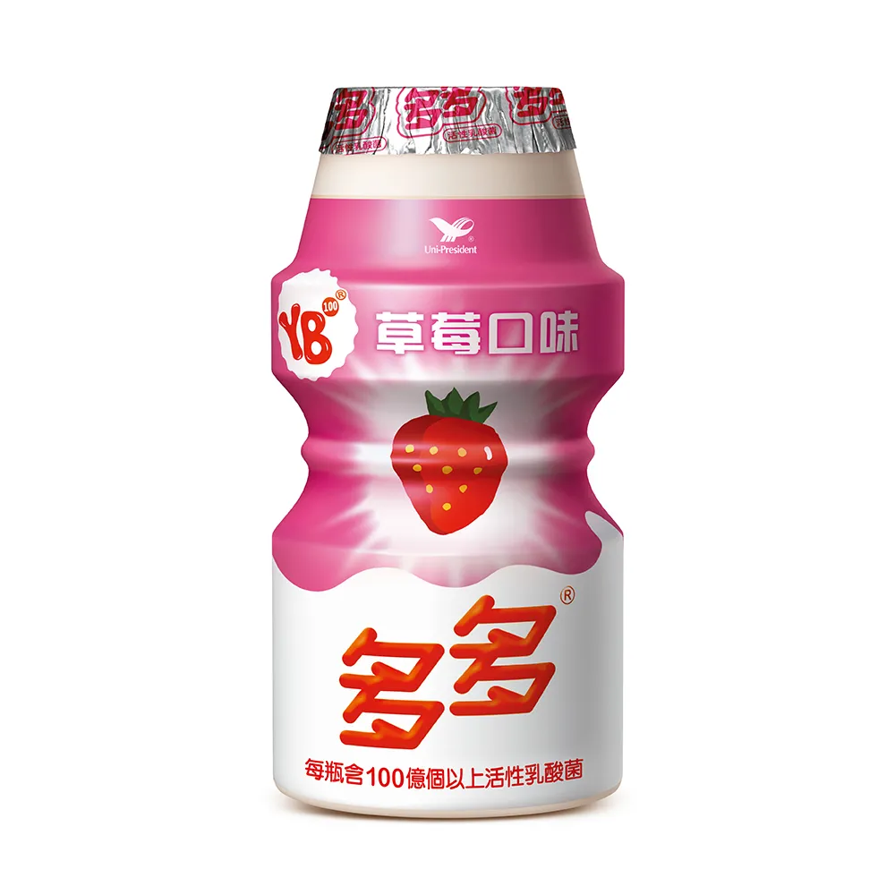 【統一】多多活菌發酵乳草莓口味170mlx6入/組