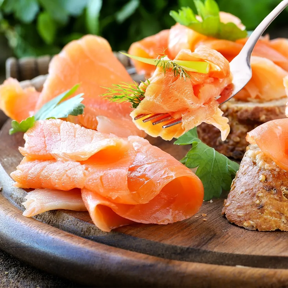 【三頓飯】法式經典煙燻鮭魚切片(6包_250g/包)