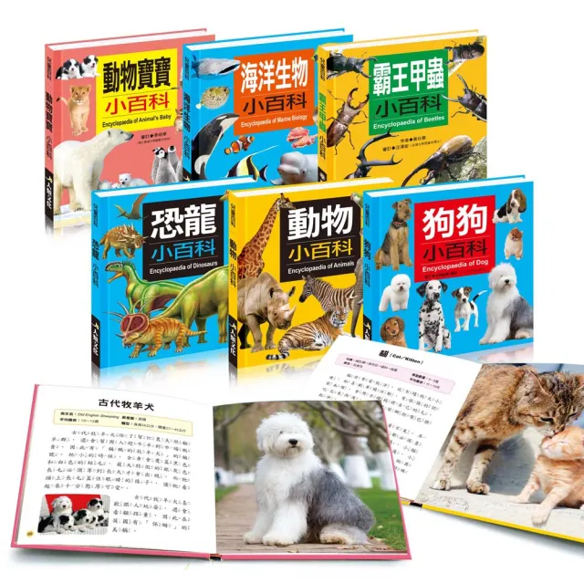 【iBezT】動物王國小百科(全套6冊滿足孩子好奇心)
