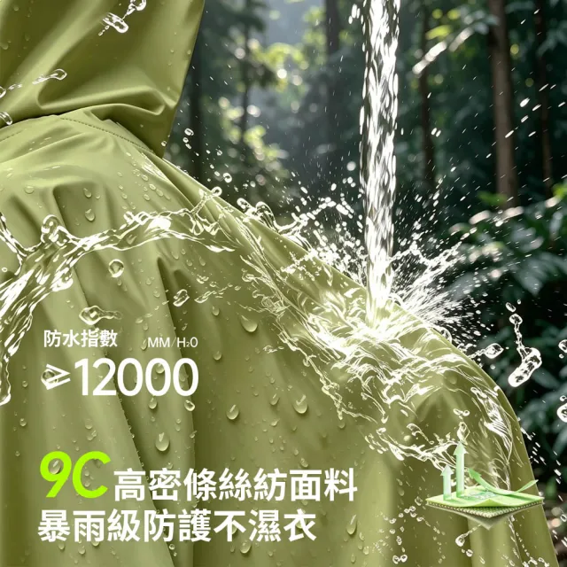 【YUNMI】輕量連身一體式雨衣 快速穿脫速乾機車雨衣 徒步雨披 防風雨衣 學生雨衣 騎行外送雨衣