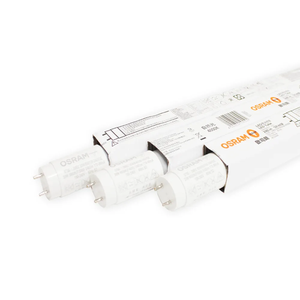 【Osram 歐司朗】10入組 LED Tube 20W 白光 自然光 黃光 全電壓 戰鬥版 T8日光燈管