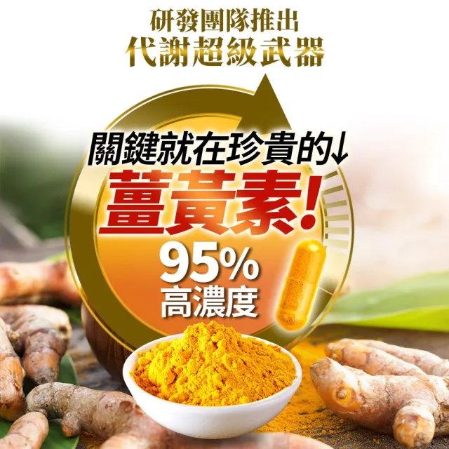 【葡萄王】夜極薑黃30粒x2  共60粒(95%薑黃 益生菌 綠茶兒茶素 米萃取物 紅豆萃取物)