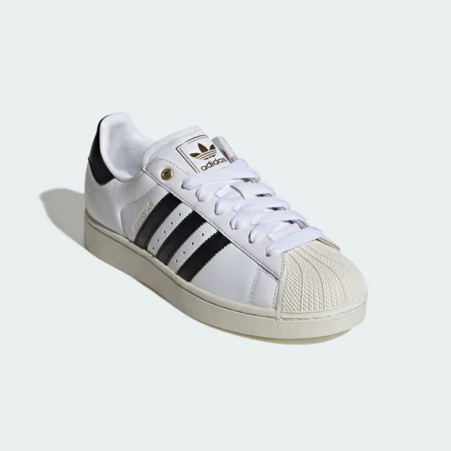 【adidas 愛迪達】Superstar II 男女 運動休閒鞋 貝殼鞋 舒適 白 黑(KI0979)