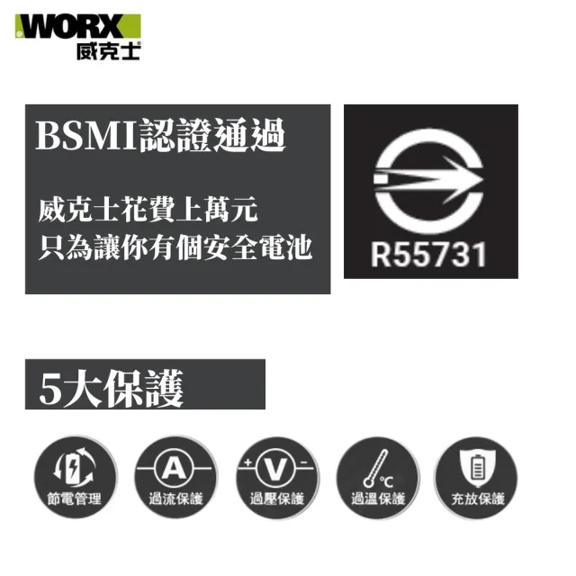 【WORX 威克士】12V 起子機 電動起子 衝擊起子 鋰電起子機 無刷鋰電衝擊起子 衝擊鑽 電鑽 雙電池 WU132