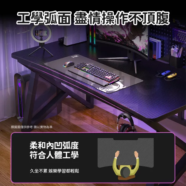 【靚白家居】超神電腦桌 120公分 洞洞板款(電競桌 書桌 洞洞板 辦公桌 工作桌 衣帽架 梳妝台 化妝桌)