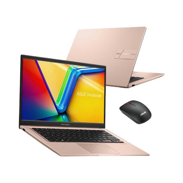 【ASUS 華碩】滑鼠組★14吋輕薄Core 7 16G筆電(VivoBook X1404VA/Core7-150U/16G/512G SSD/W11)