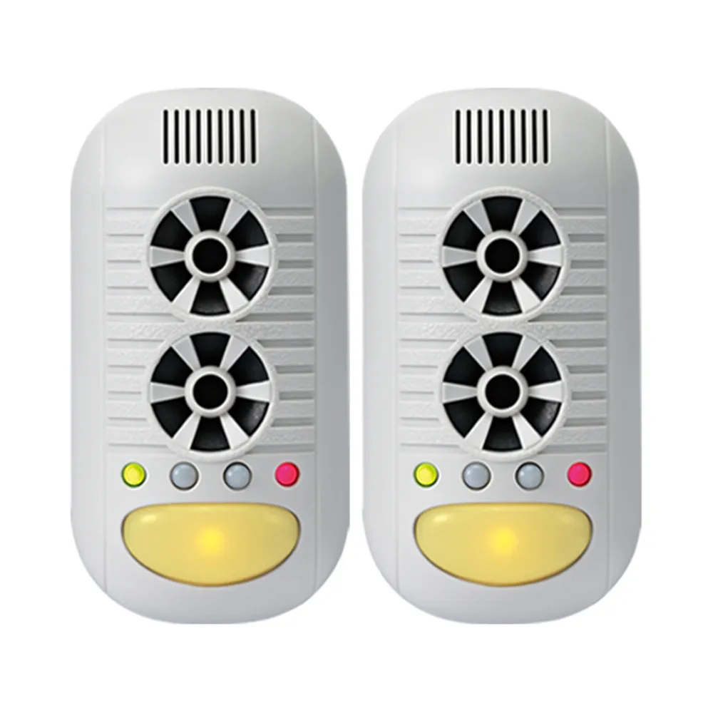 【Digimax】四合一強效型超音波驅鼠器 UP-11H 二入組(適用60坪)
