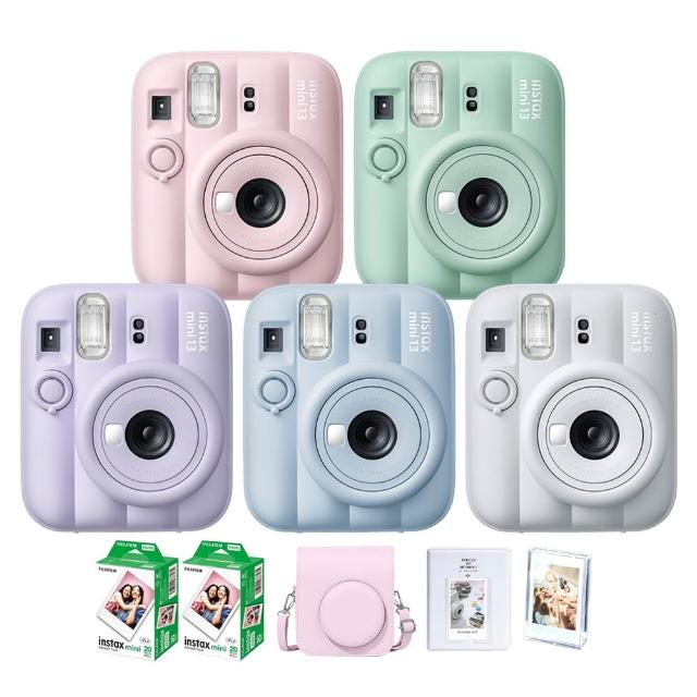 【FUJIFILM 富士軟片】instax mini 13 拍立得相機 原廠公司貨(送皮套40張底片組合)