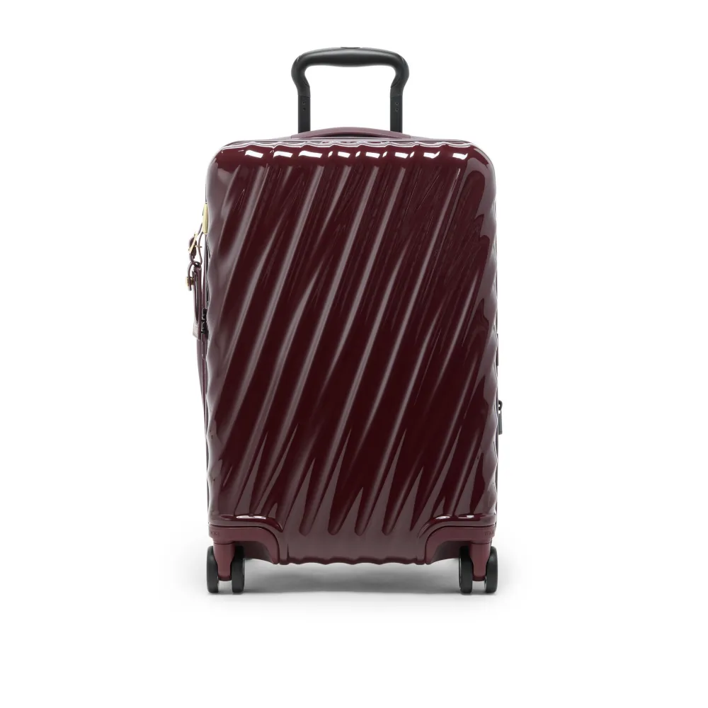 【TUMI】19 DEGREE 21 吋國際可擴充四輪登機箱-勃根地紅(TUMI 官方旗艦店)