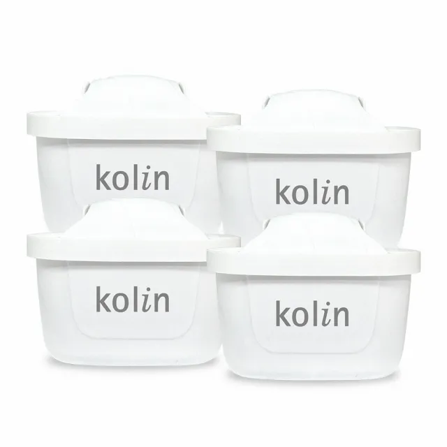 【Kolin 歌林】四重精濾濾芯 4入組(最高使用週期320天/適用Brita)