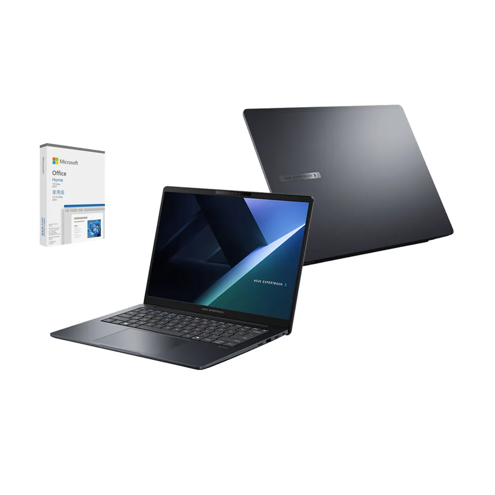 【ASUS 華碩】Office2024組★14吋i5商用筆電(B5405CVA-0121A1334U/i5-1334U/16G/512G SSD/W11P)