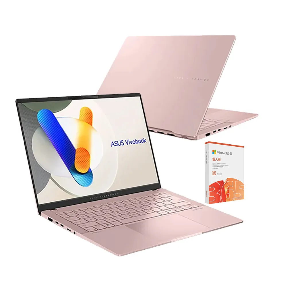 【ASUS 華碩】m365組★14吋Ultra 7輕薄AI筆電(VivoBook S S5406SA/Ultra 7-258V/32G/512G SSD/W11/OLED)