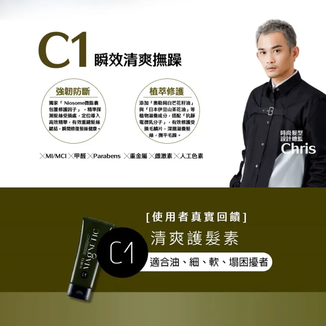 【FORTE】台塑生醫 Magnetic 護髮素150g(C1清爽/C2滋潤/官方直營)