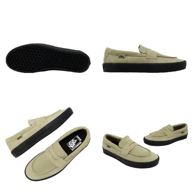 【VANS】樂福鞋 Skate Loafer 男鞋 女鞋 米 麂皮 無鞋帶 休閒鞋 VN000VA6DRT