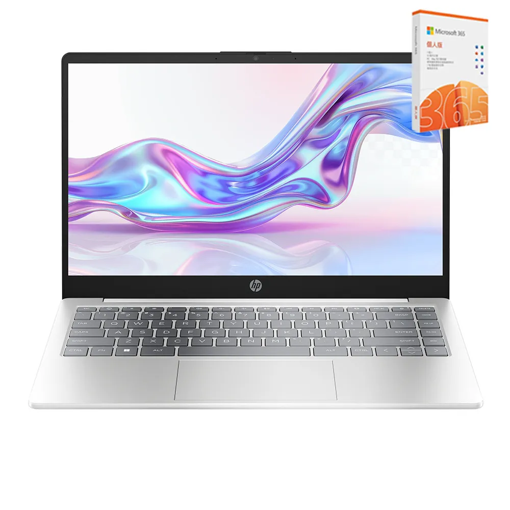 【HP 惠普】M365★14吋Ryzen 3 7320U輕薄效能筆電(14-em0231AU/R3-7320U/8G/512G/W11/極地白)