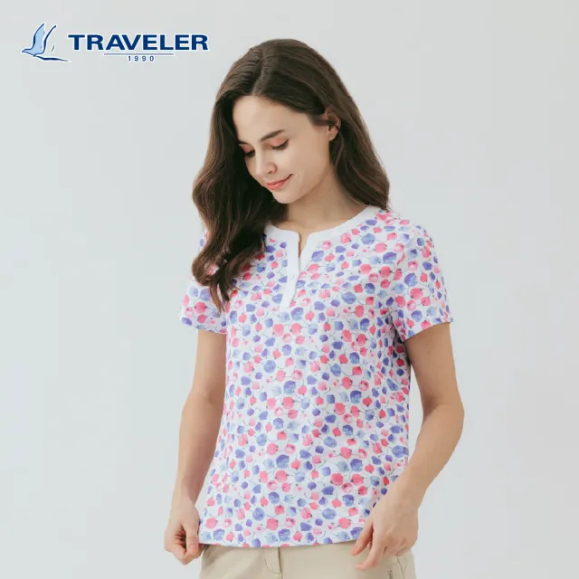 【TRAVELER 旅行者】女款超透氣消臭吸排上衣|261TR837.38