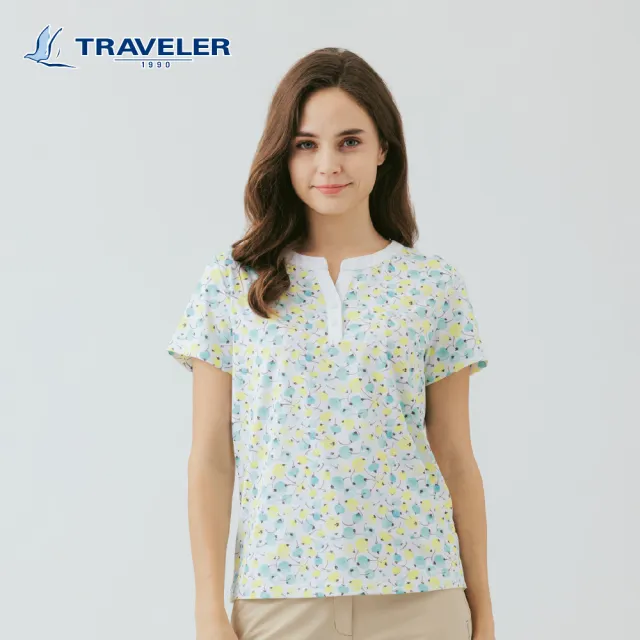 【TRAVELER 旅行者】女款超透氣消臭吸排上衣|261TR837.38