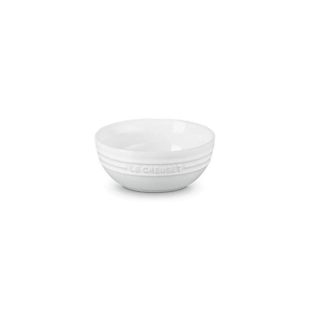 【Le Creuset】瓷器韓式湯碗14cm(雪花白)
