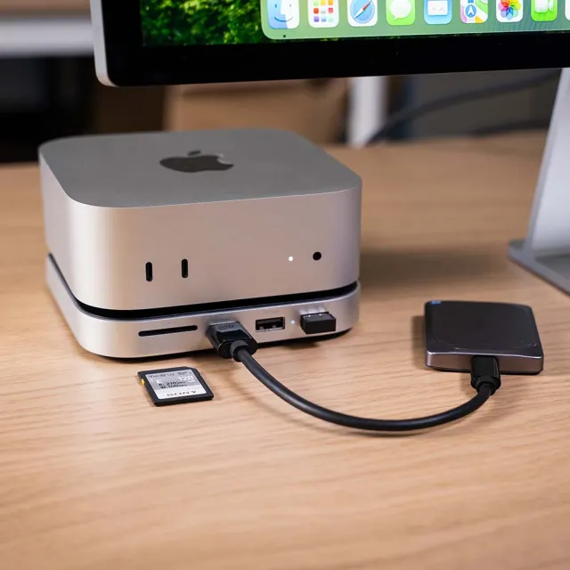 Mac Mini M4 Studio & Hub 擴充埠(銀色 / ST-GNMMES)
