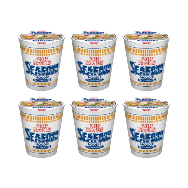 【NISSIN 日清】合味道原味系列杯麵 六入組杯麵(海鮮味70g/杯x6杯組)