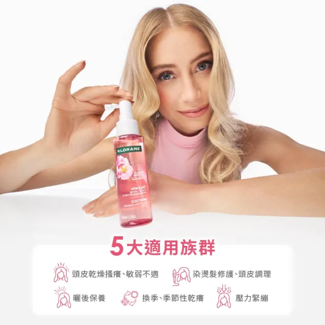 【KLORANE 蔻蘿蘭】官方直營 SOS頭皮舒敏精華液100ml(新包裝)
