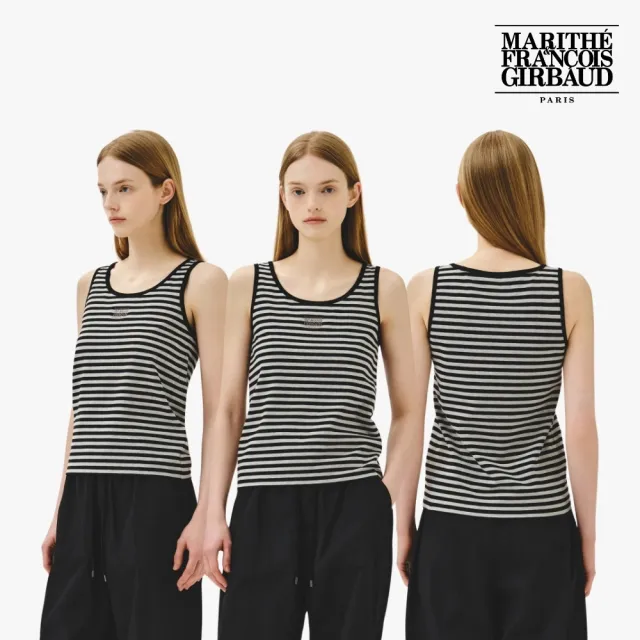 【MARITHE FRANCOIS GIRBAUD】官方旗艦 女款小LOGO無袖上衣(多款任選)