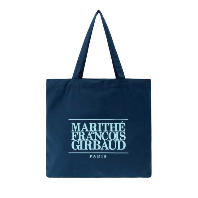 【MARITHE FRANCOIS GIRBAUD】官方旗艦 經典LOGO帆布袋(海軍藍)