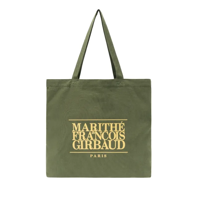 【MARITHE FRANCOIS GIRBAUD】官方旗艦 經典LOGO帆布袋(卡其色)