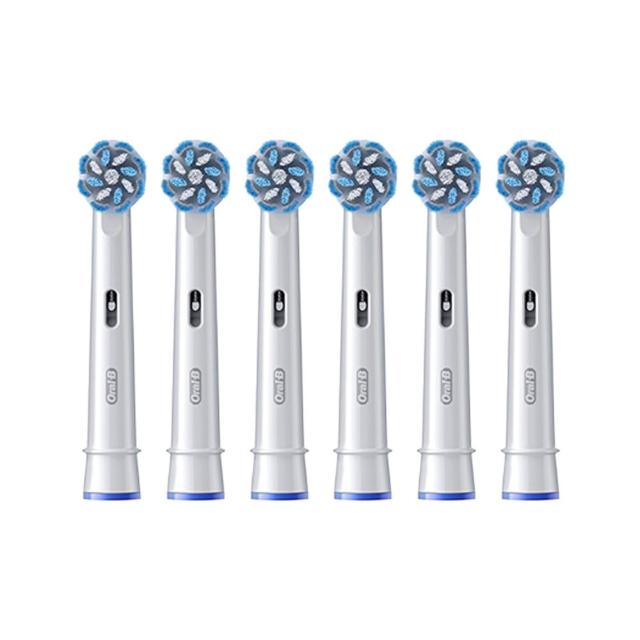 【Oral-B 歐樂B】電動牙刷 PRO系列、D系列適用 EB 6入組X型刷頭