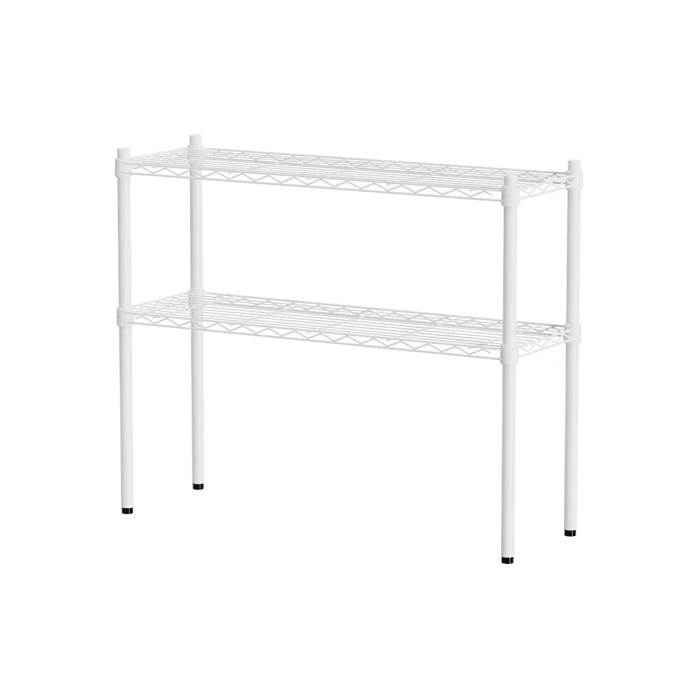 【dayneeds 日需百備】輕型 90x30x75公分 烤漆二層架(鐵力士架/收納層架/鞋架/展示架/層架/鐵架)