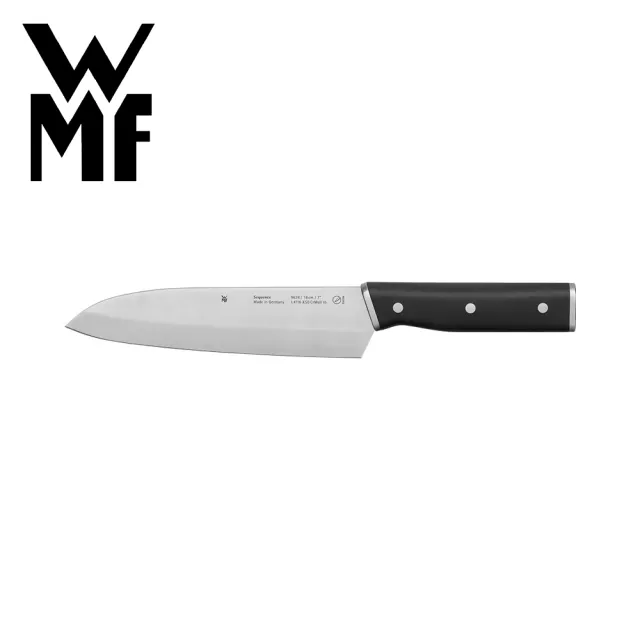 【WMF】德國製 Sequence 不鏽鋼三德刀 18cm 超銳利單鋒13度角 精準切割
