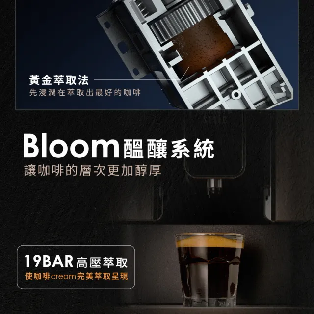 【Giaretti 珈樂堤】Barista C2+全自動義式咖啡機GI-8510(璀璨金/粉雪白)