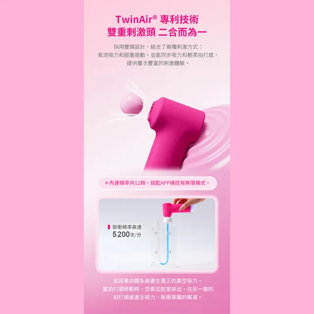 【Lovense】Fizz 智能吸吮拍打雙頭按摩器(情趣職人 情趣按摩棒 情趣用品 女生自慰器)