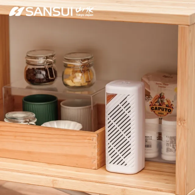 【SANSUI 山水】小植淨除濕器 全配雙入組 小植淨2入+還原座1入 除溼 除濕 懸掛直放兩用GRA360*2+NF100
