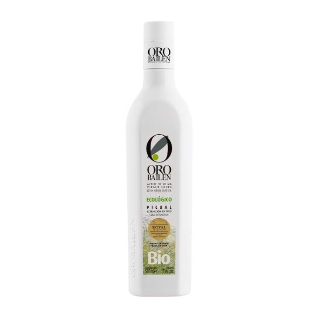 【Oro Bailen 皇嘉】有機100%特級冷壓初榨橄欖油 500ml(生飲首選/低油酸/多國大獎)