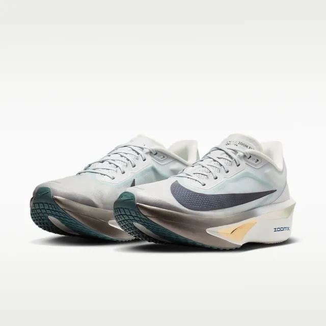 【NIKE 耐吉】運動鞋 跑步鞋 男鞋 ZOOM FLY 6 競速跑鞋 厚底 緩震 灰色 (FN8454006)