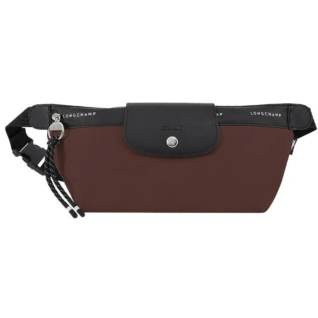 【LONGCHAMP】LE PLIAGE ENERGY系列再生尼龍腰包(中/可可)