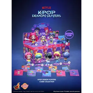 【Beast Kingdom 野獸國】KPOP獵魔女團 Q版公仔 盲盒套組(8入)｜HOT TOYS CBX351